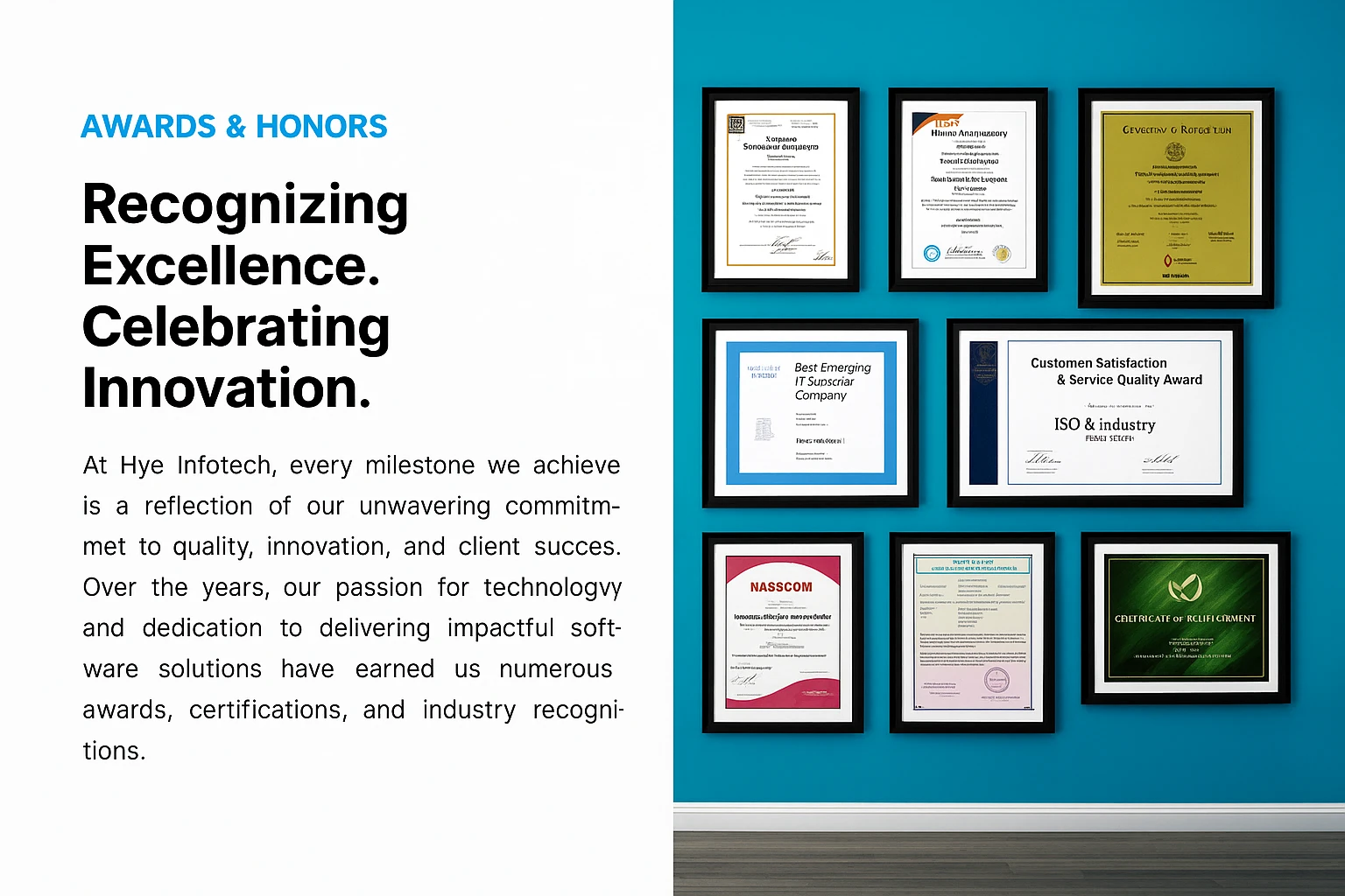 Awards & Achievements Awards & Achievements